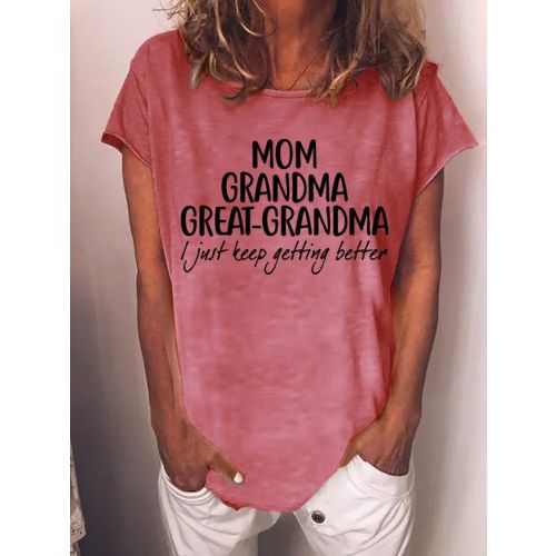 Gift For Great-Grandma Mom Grandma Great-Grandma Womens T-Shirt