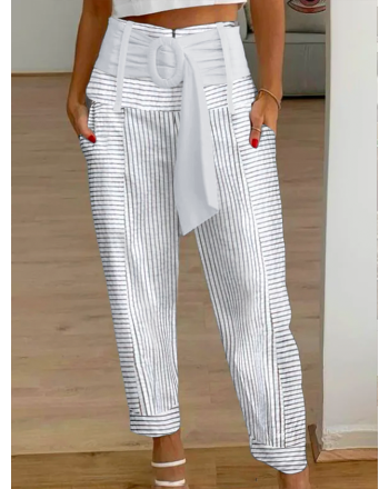 Striped Casual Pants